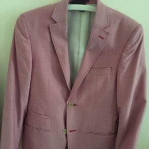 Saville Row Men's Pink Blazer/Sports Coat 36R
